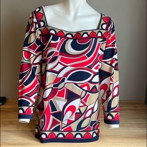 Michael Kors Geometrical Top Size Medium